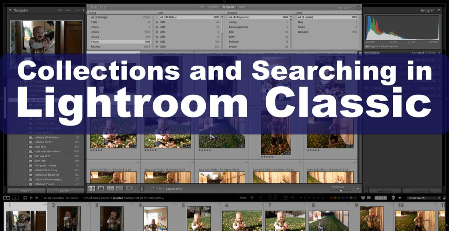 Collections and Searching in Lightroom Classic