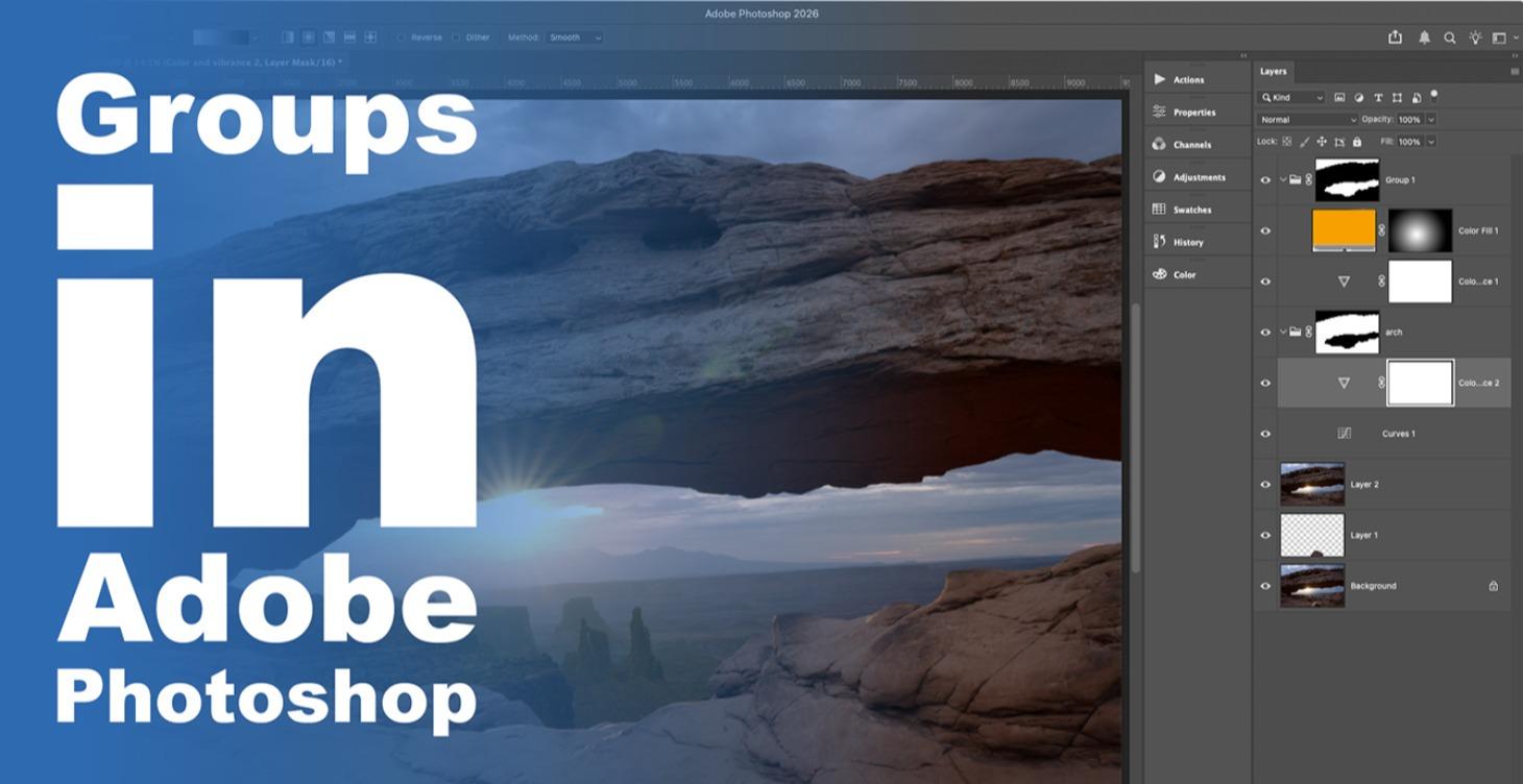 Groups in Adobe Photoshop
