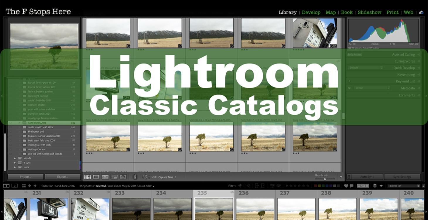 Lightroom Classic Catalogs
