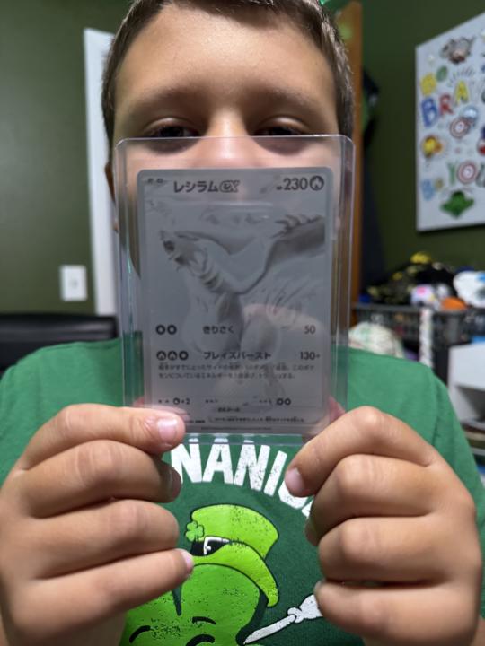 My kid’s first big hit!