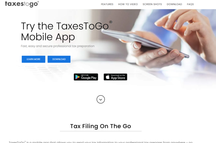 Taxes To Go Mobile App