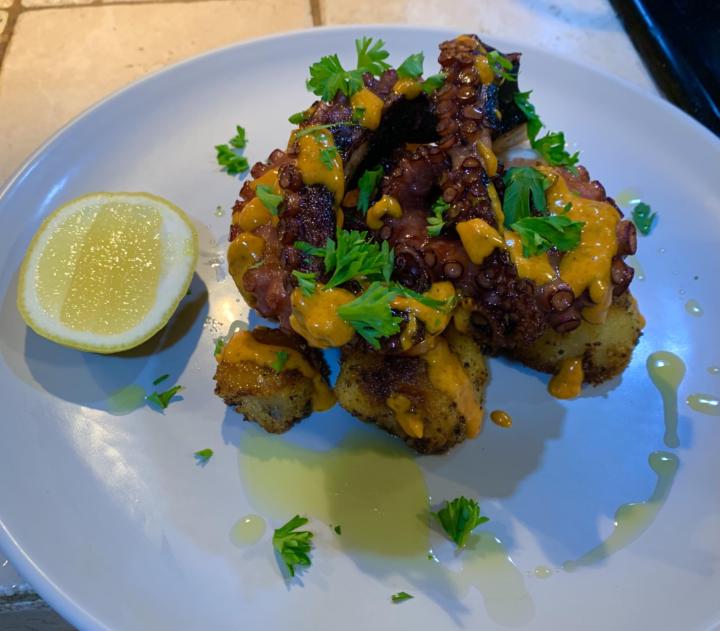 Charred Octopus with Smoked Paprika Aioli