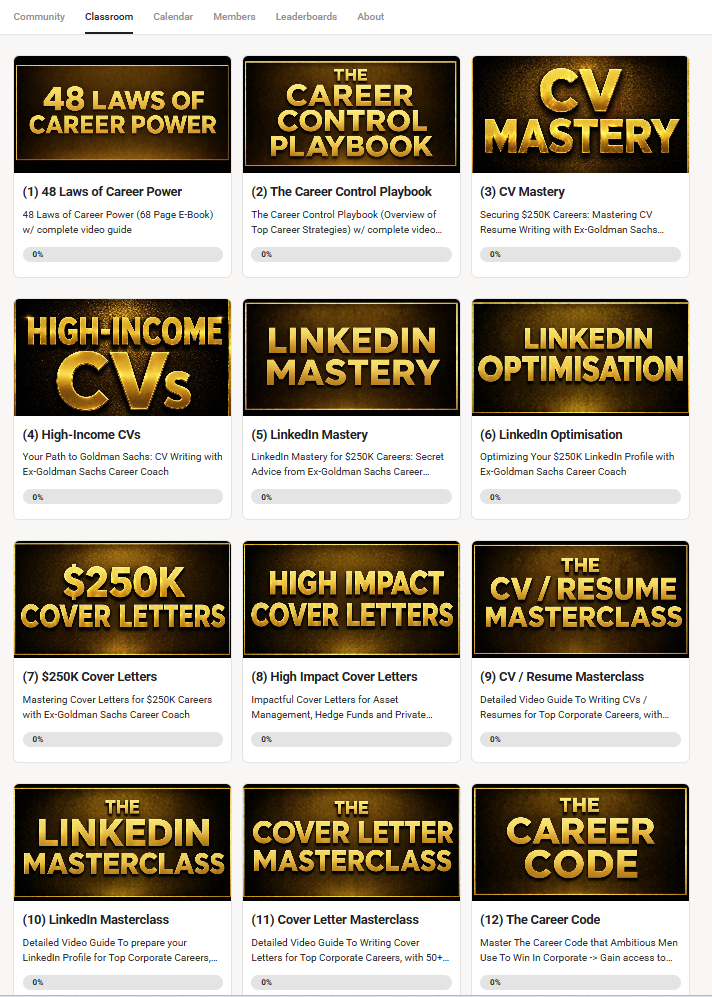 Career Control Mastery
