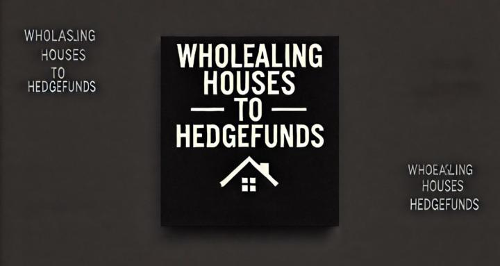 Wholesaling REI to Hedgefunds