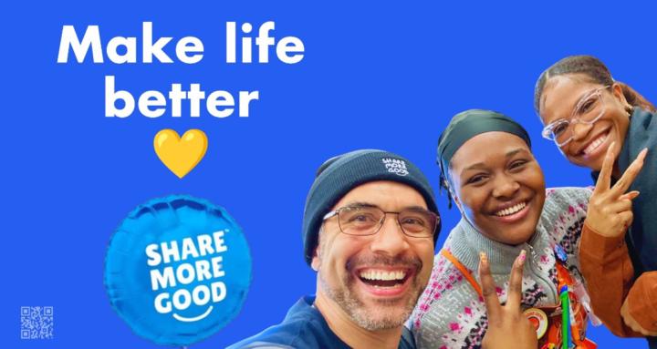 SHARE MORE GOOD