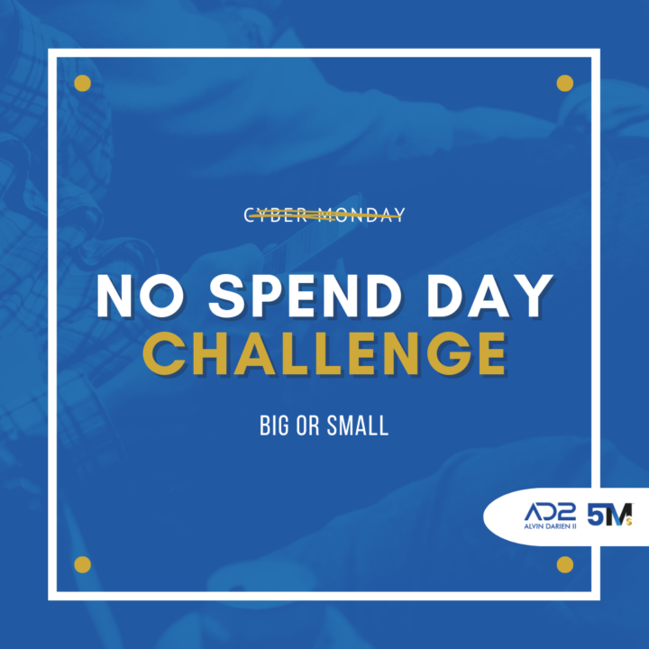 No Spend - Cyber Monday Challenge 