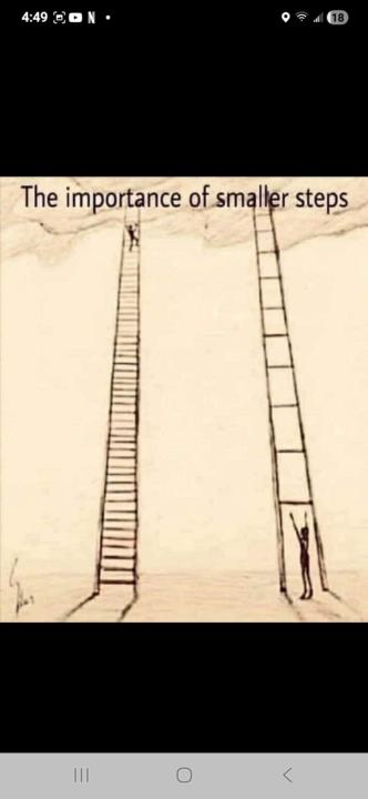 TAKING ONE SMALL STEP AT A TIME‼️❤️