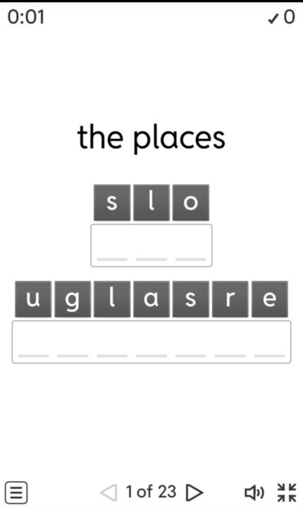 Places in the community word unscramble activity