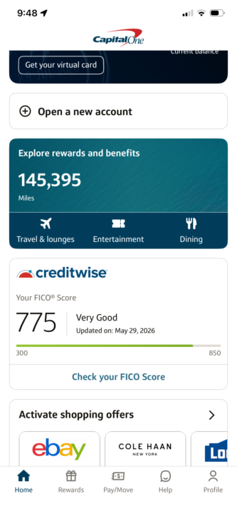 Credit cards and TCG