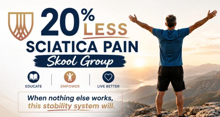 20% Less Sciatica Pain