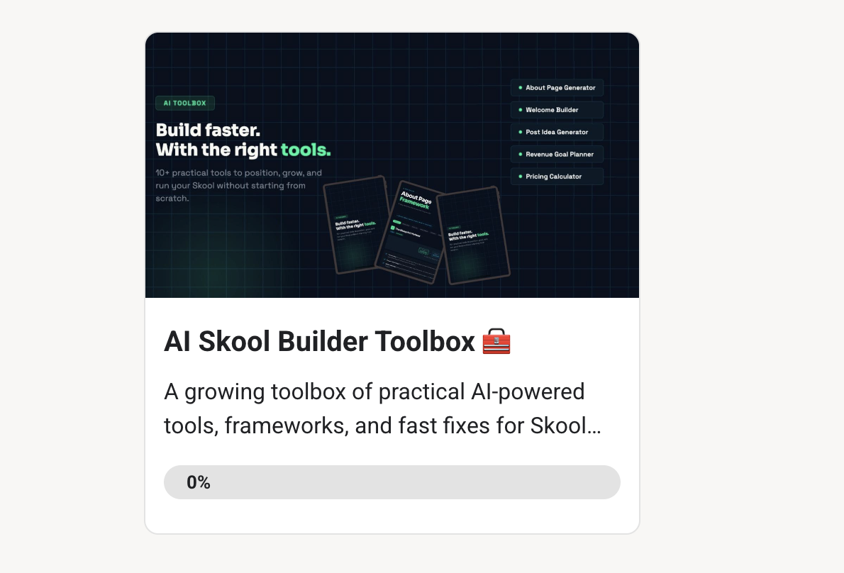Skool Builders