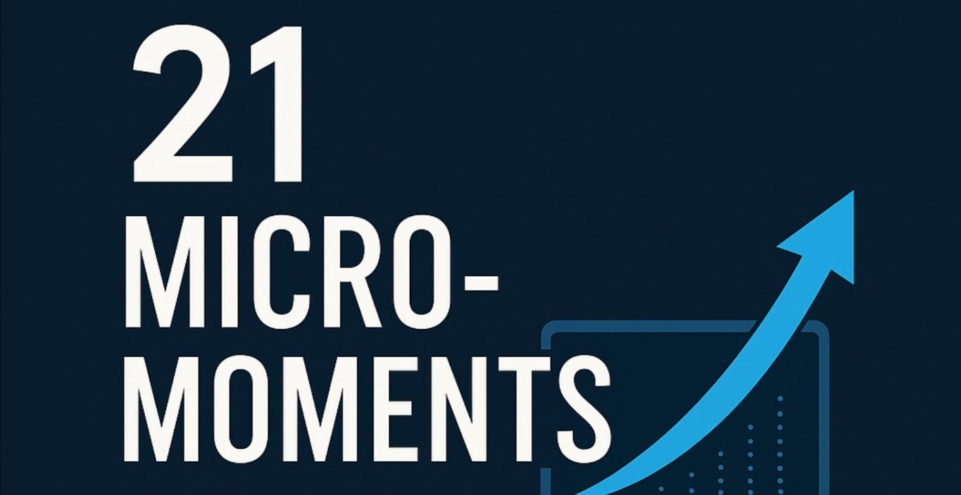 21 Moments That Build 6-Figure Digital Businesses