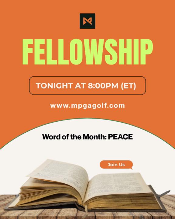 Fellowship tonight at 8pm (et) 