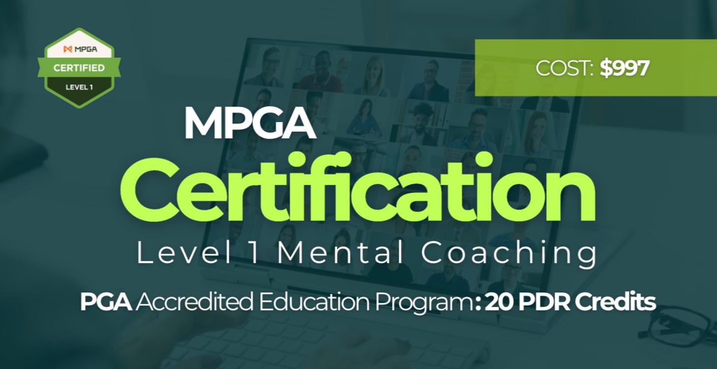 MPGA Level 1 Mental Coaching Certification