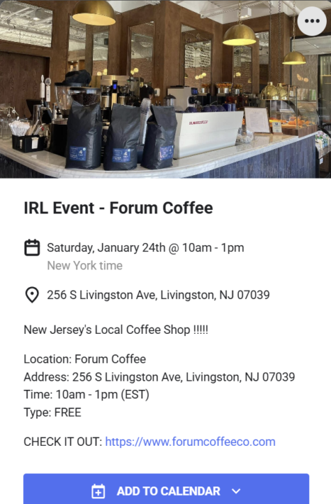 First NJ IRL of 2026 !!!!