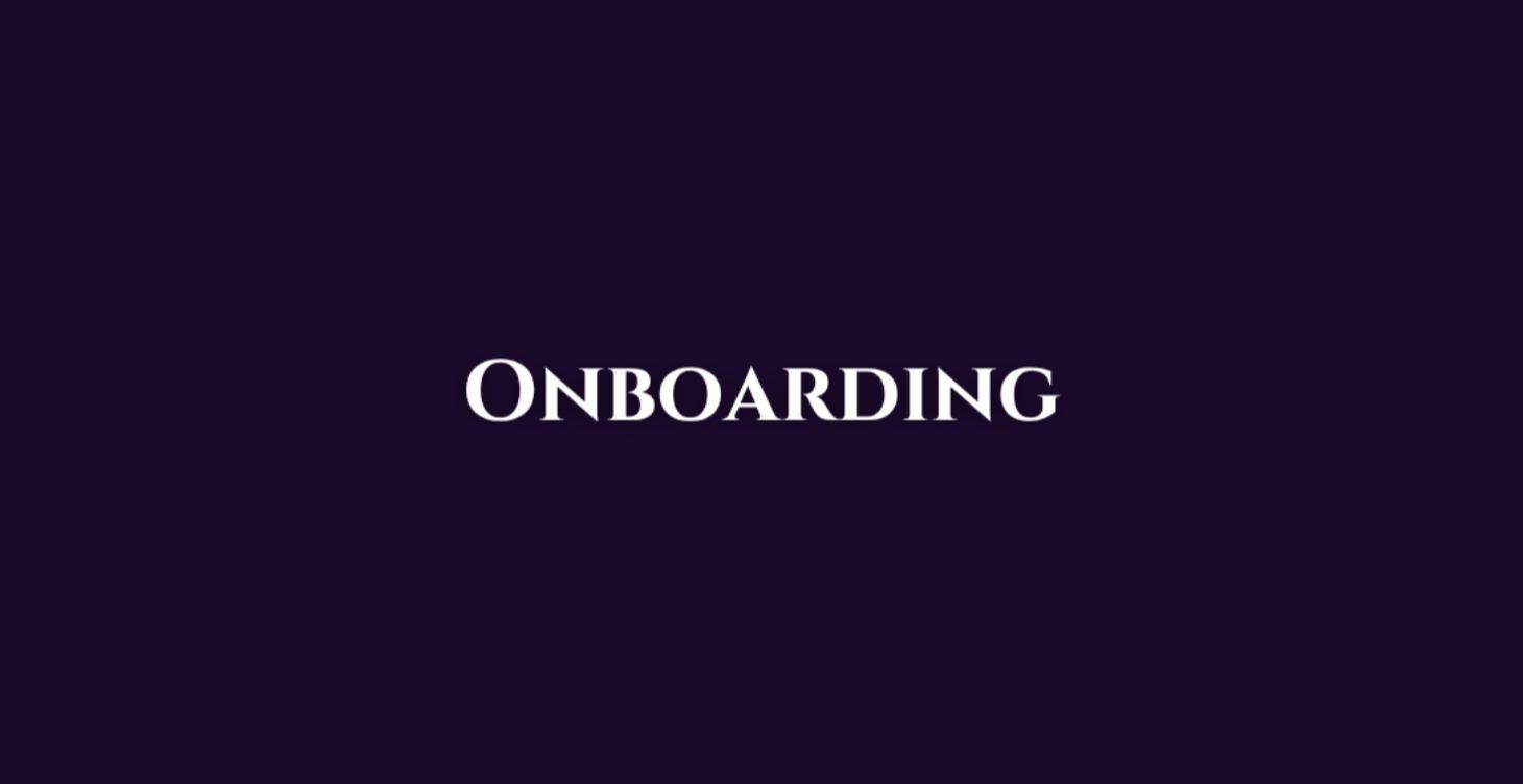 Onboarding
