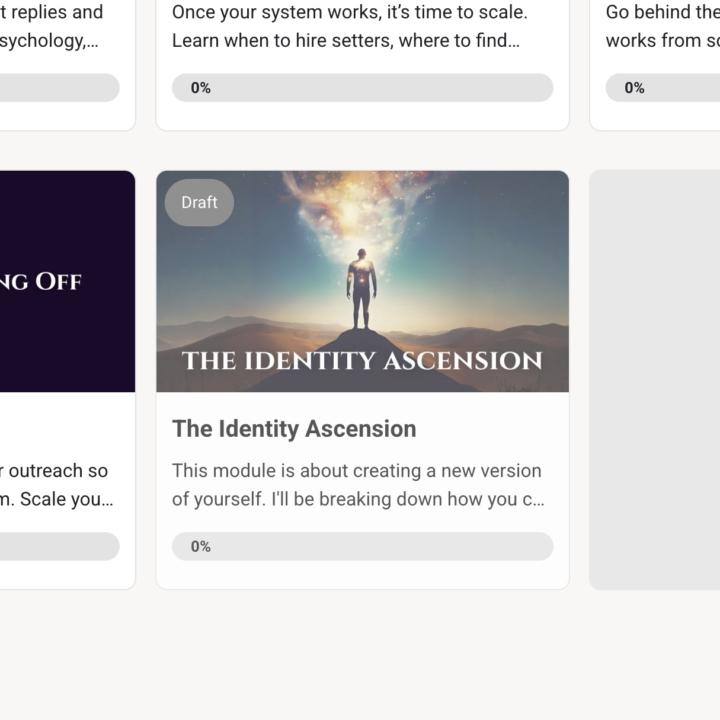 Cooking up a new module…