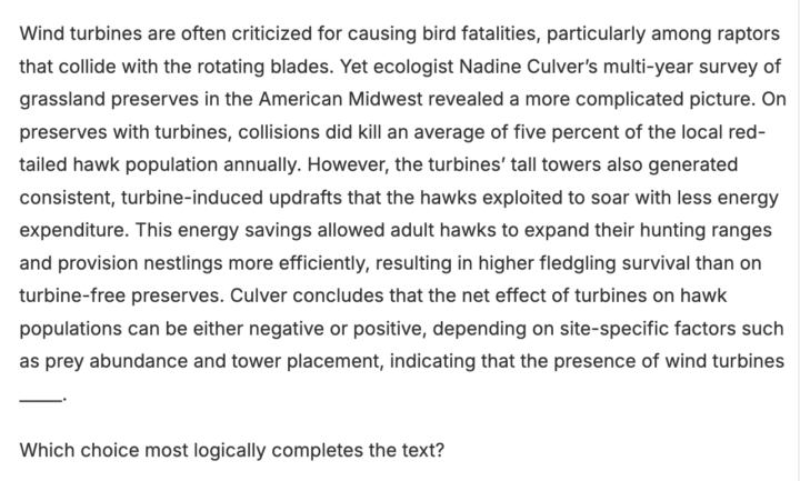 Daily SAT Question 12/19