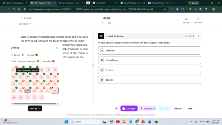 Daily SAT challenge 1/10/2025