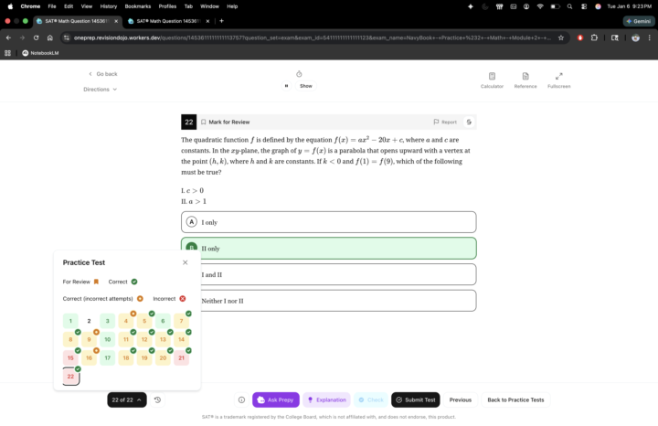 Daily SAT Challenge: 1/6/26