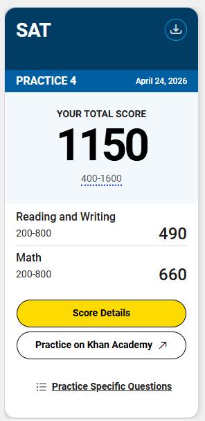 took a test in bluebook before coming here