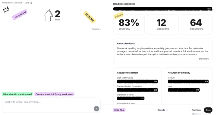 Day 2/100 on [ aniko.ai ] <<crazyy