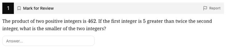 Daily SAT Question 12/16