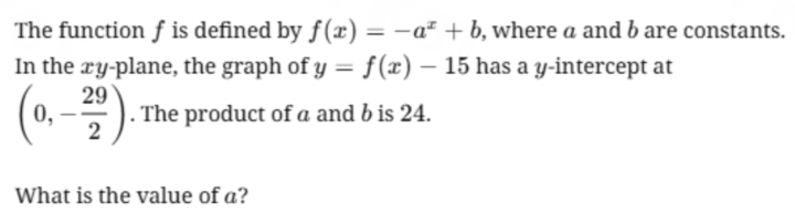Daily SAT Question 3/11
