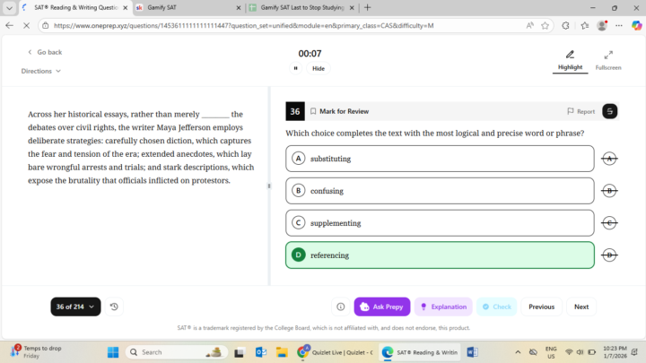 Daily Challenge: 01/07