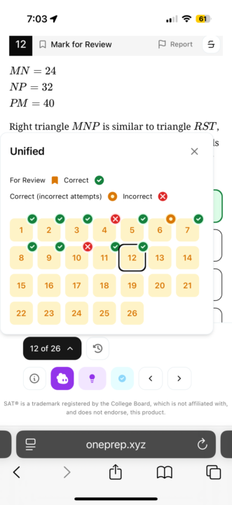 Daily SAT Challenge: 1/5/26