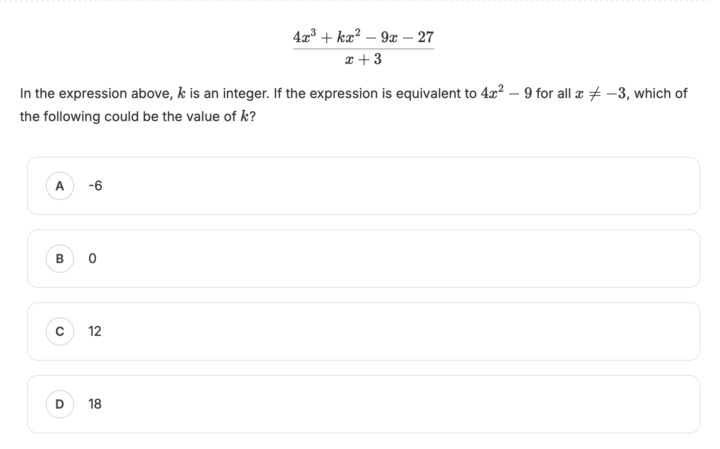 Daily SAT Question 1/1