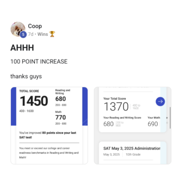 The SAT Rescue Plan Now Comes with 4 MONTHS of Aniko