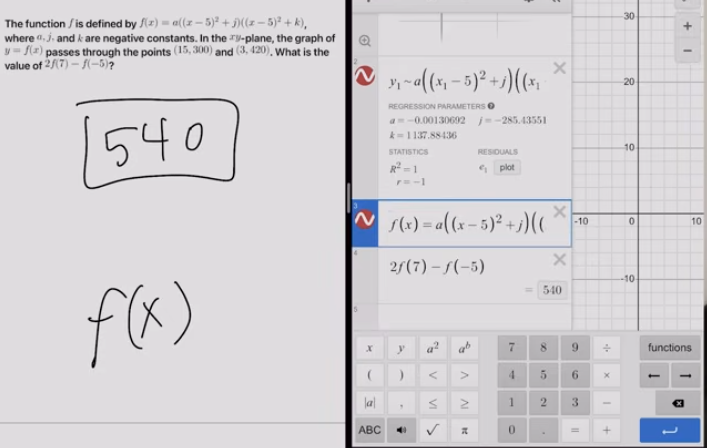 Why is the answer to this 540?