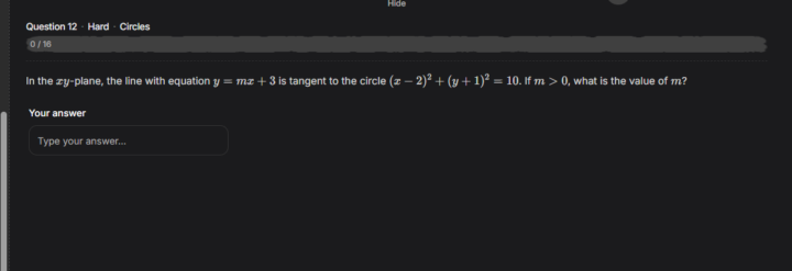 I need help with tangent to circle questions