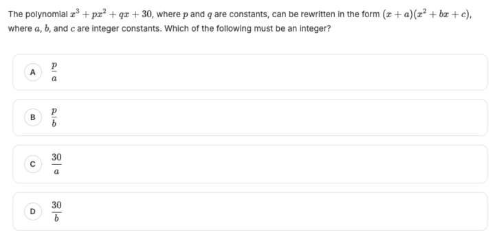 Daily SAT Question 1/14