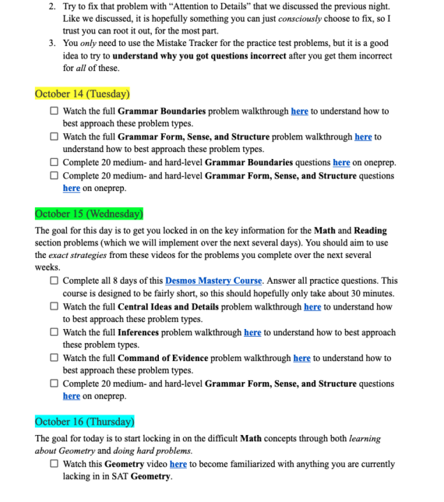 want to actually increase your SAT score before November?