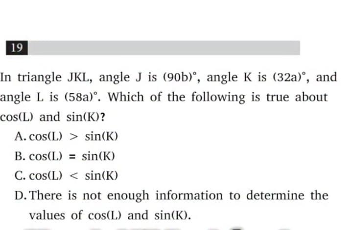 The last question on module 2 math 