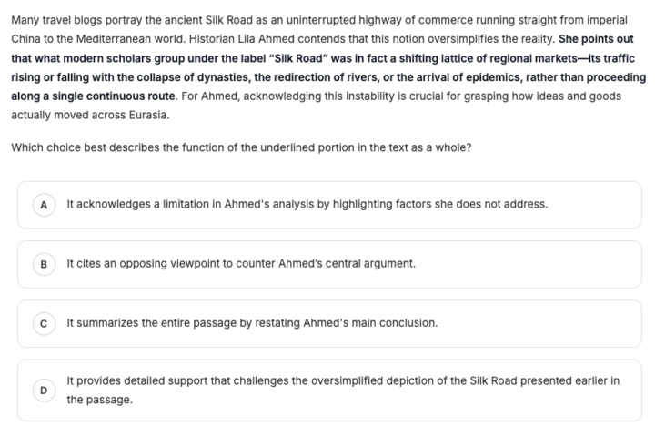 Daily SAT Question 1/10
