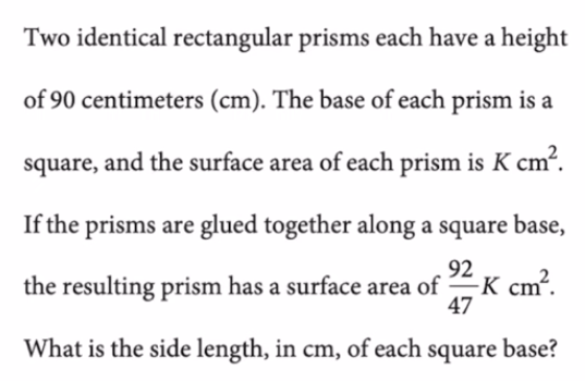 Daily SAT Question 12/6