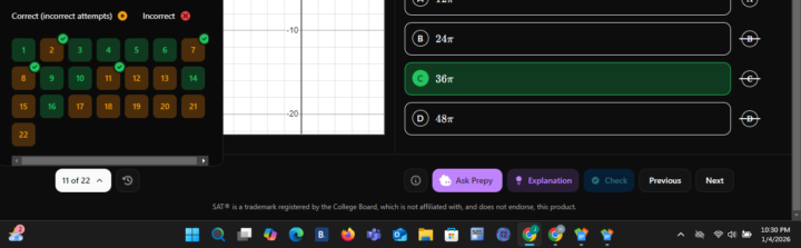 Daily SAT Challenge: 1/4/26