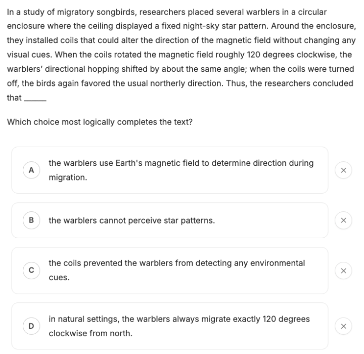 Daily SAT Question 6/10