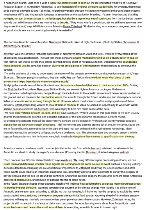 Reading Passage Mastery Day 1