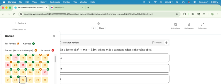 Daily SAT Challenge Day 10: 1/11/26