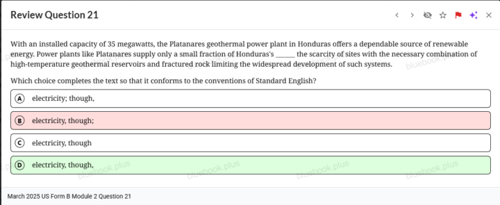 Maybe incorrect bluebook.plus question
