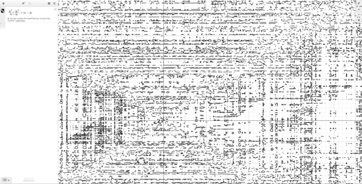 desmos doesn't like this expression