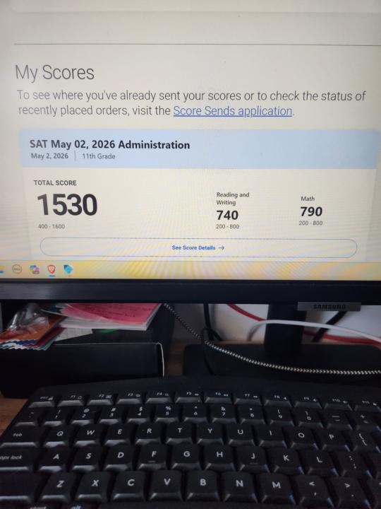 May SAT Score