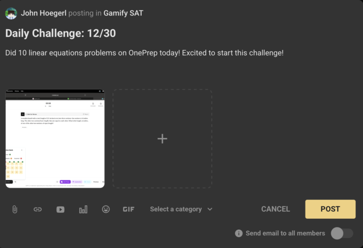 Info for the Last Person Studying Challenge