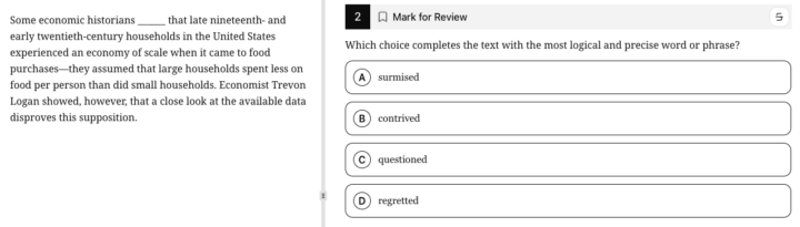 Daily SAT Question 11/30
