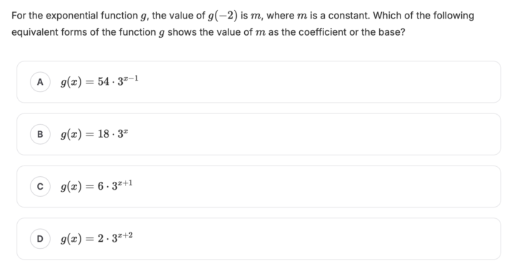 Daily SAT Question 12/31