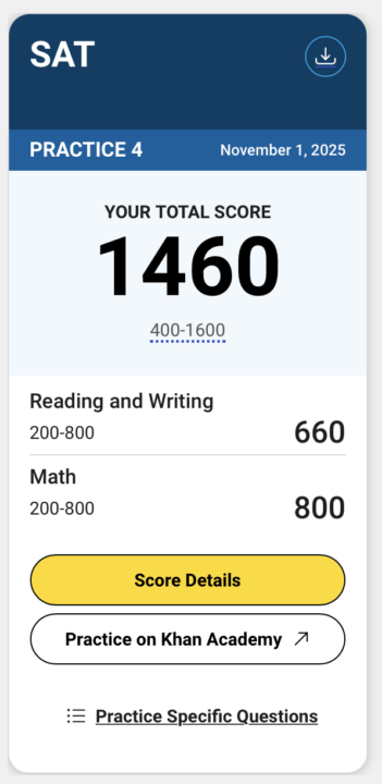 DAY 1: Just took practice test